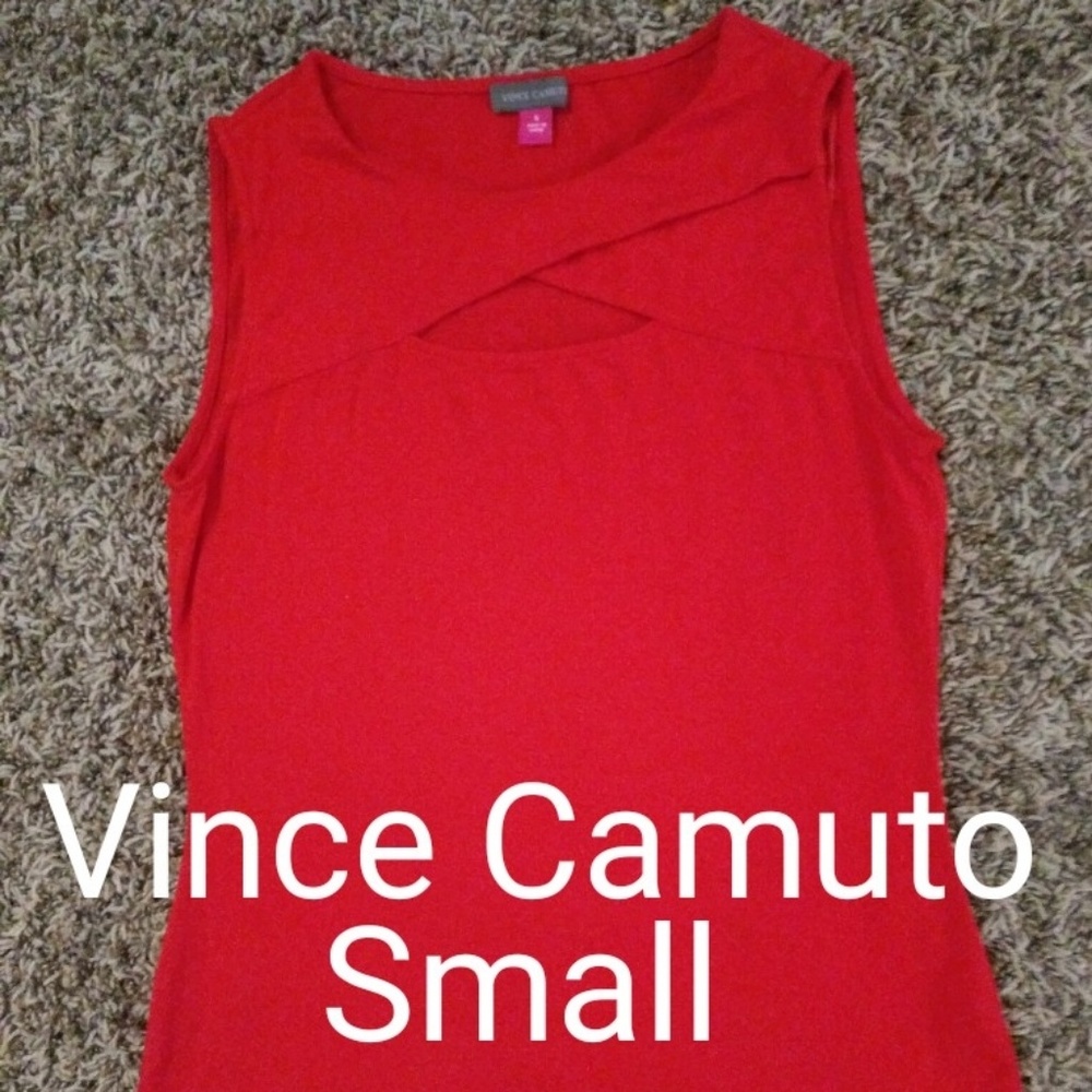 Red Vince Camuto top